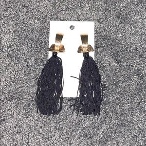 Black And Gold Earrings